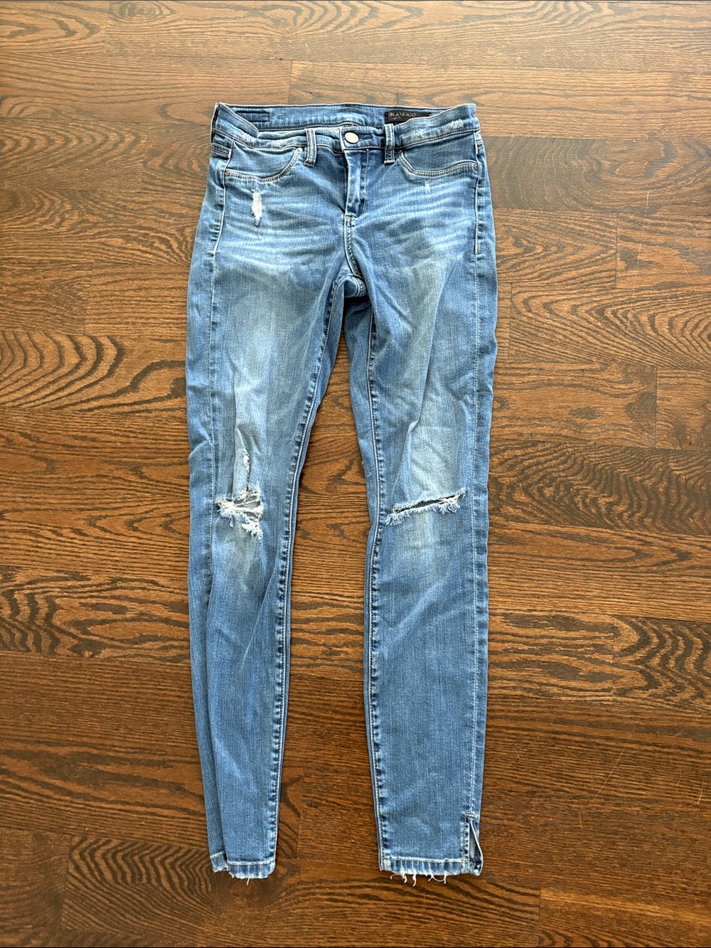 Blank NYC Women’s Light Blue Distressed Skinny Jeans